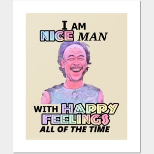 Kung Pow - Nice Man, Happy Feelings Posters and Art